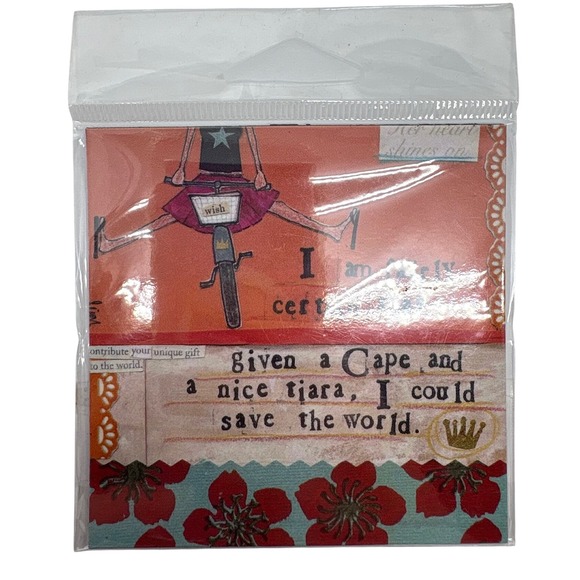 Curly Girl Design Mini Fridge Magnet  I Could Save the World Gift for Her BFF - Picture 1 of 5